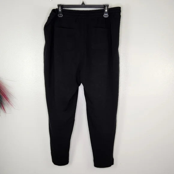 Gap Sweats Black Tapered Leg Split Hem Sweat Pants w/Pockets Size XL - Picture 8 of 12